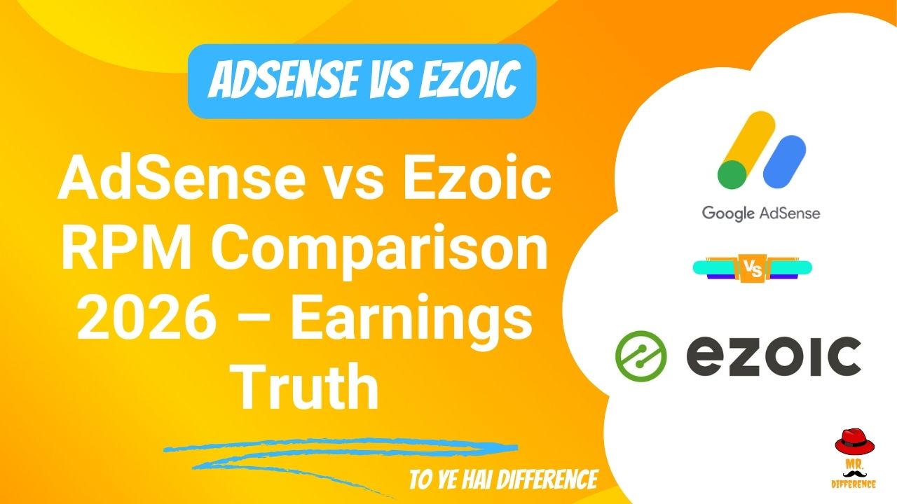 AdSense vs Ezoic RPM Comparison 2026: Which Pays More?